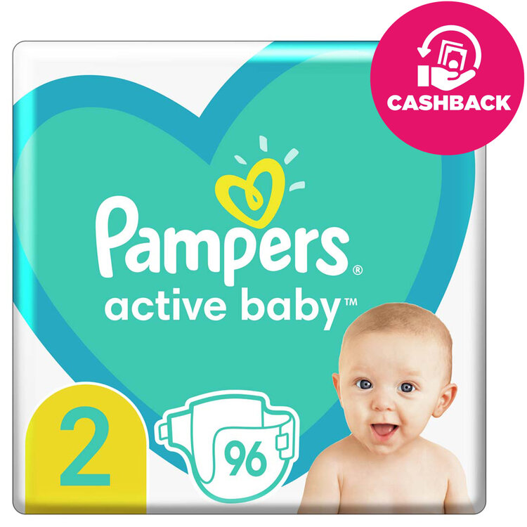 E-shop Pampers Active Baby 2 4 - 8 kg 96 ks