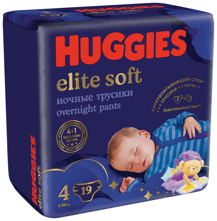 E-shop Huggies Elite Soft Pants OVN 4 9-14 kg 19 ks