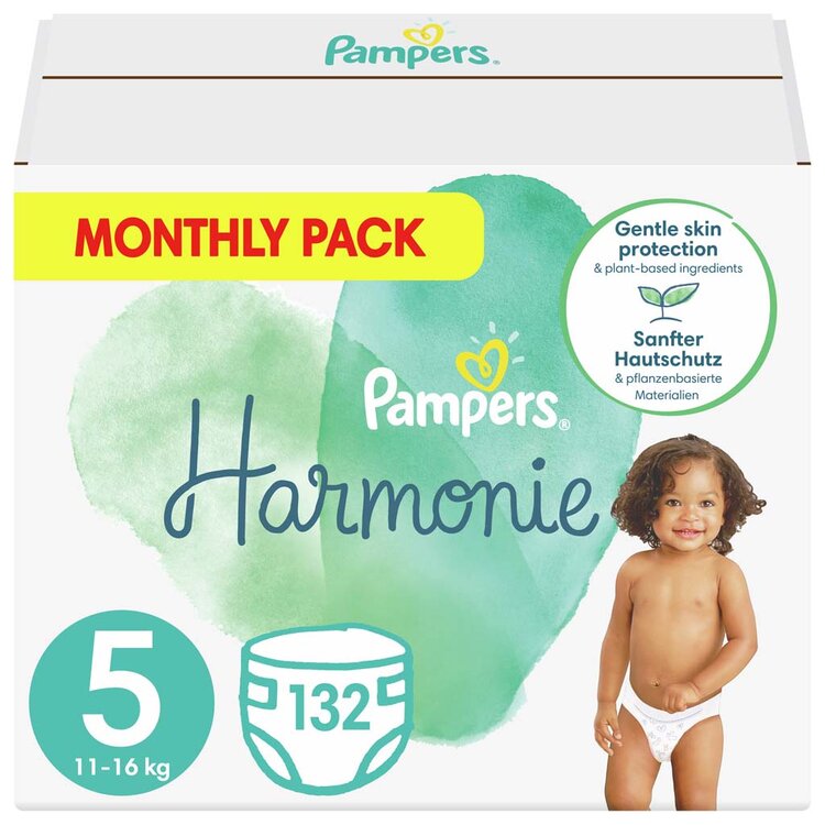 PAMPERS Harmonie 5 11-16 kg 132 ks