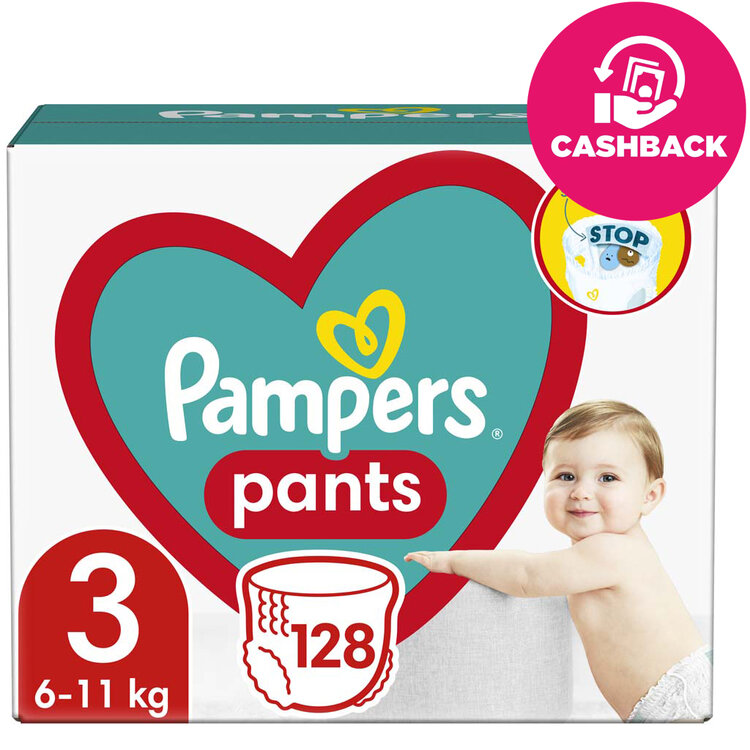 E-shop Pampers Pants 3 6 -11 kg 128 ks