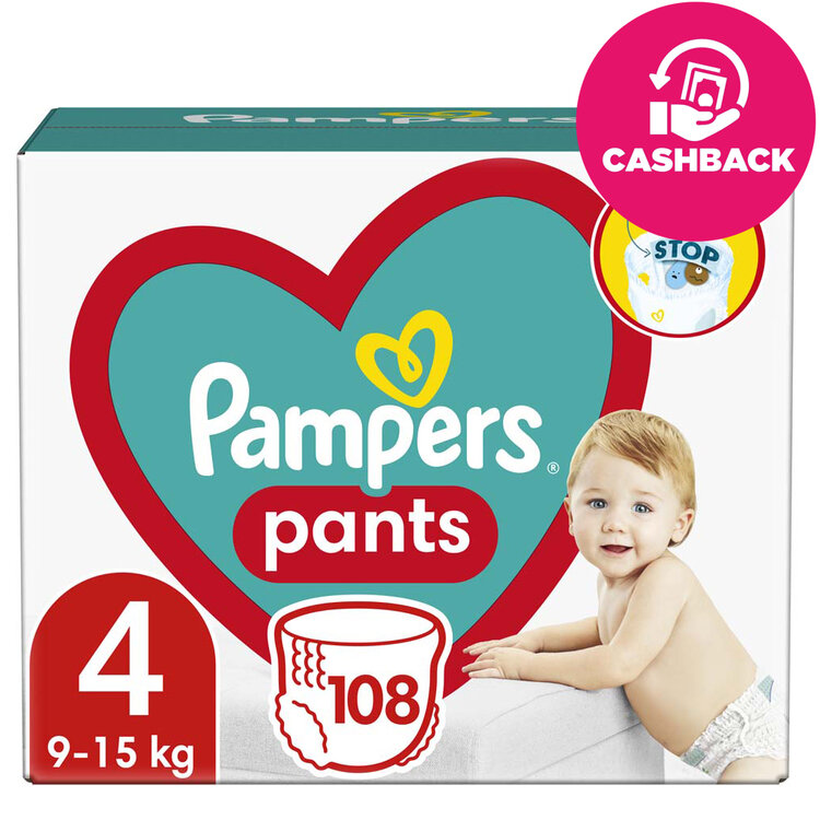 E-shop Pampers Pants 4 9-15 kg 108 ks