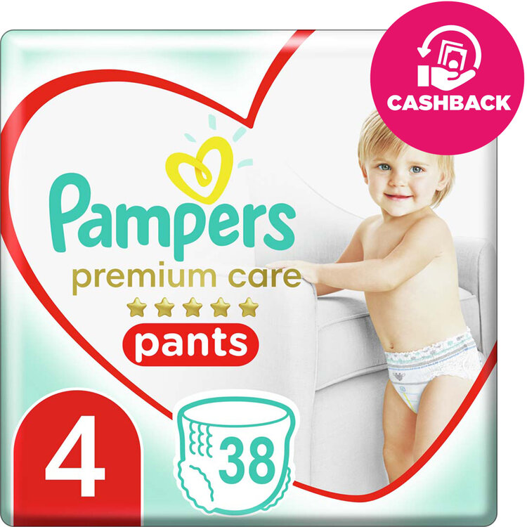 E-shop Pampers Premium Care Pants 4 MAXI 9-15 kg 38 ks
