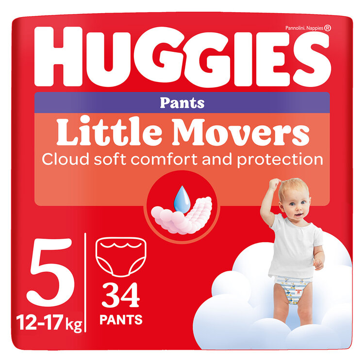 HUGGIES Pants Jumbo 5 12-17 kg 34 ks