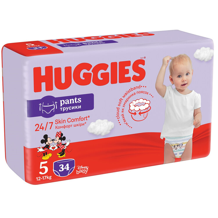 E-shop HUGGIES Pants Jumbo 5 12-17 kg 34 ks