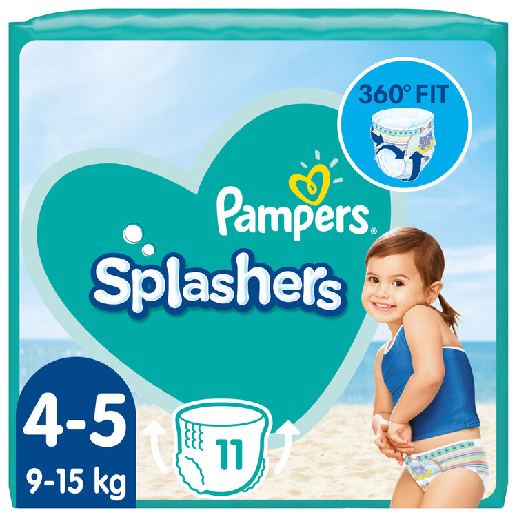 Pampers Pants Splashers 4-5 9-15 kg 11 ks