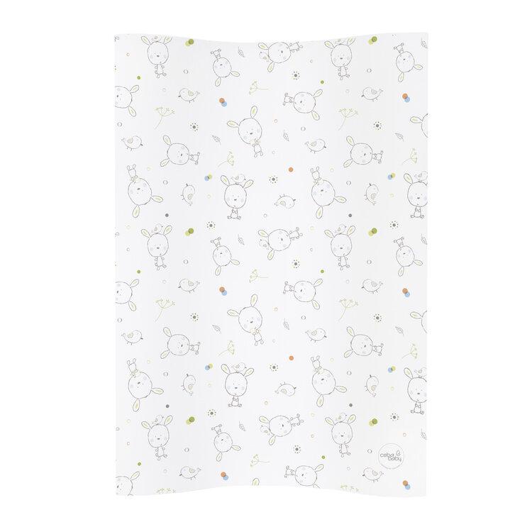 CEBA Podložka přebalovací 2-hranná měkká COSY (50x70) Dream puntíky bílá