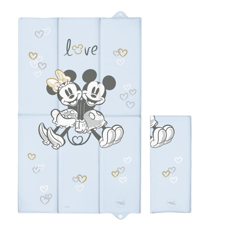 CEBA Podložka přebalovací cestovní (50x80) Disney Minnie & Mickey Blue