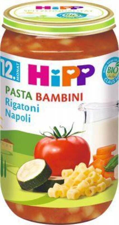 HiPP BIO PASTA BAMBINI Rigatoni Neapol, 250 g
