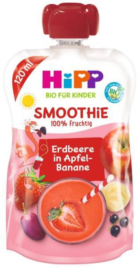 E-shop HiPP BIO Smoothie Jablko-Banán-Červené ovoce 120 ml