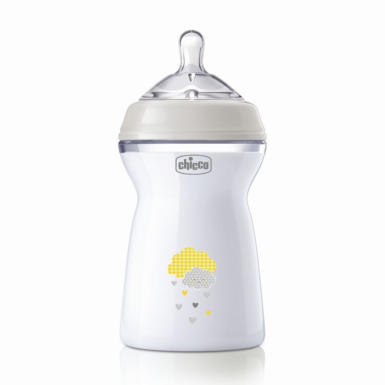 CHICCO Natural Feeling cumisüveg 330 ml semleges 6h+ akciós termékkép 1