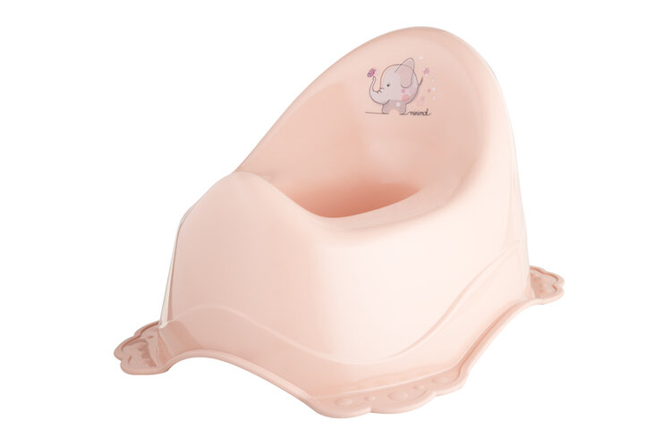 MALTEX Csúszásmentes bili dallamokkal Elefánt Minimal - peach rose akciós termékkép 1