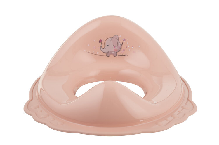 MALTEX WC szűkítő fogantyúval Elefánt Minimal - peach rose akciós termékkép 1