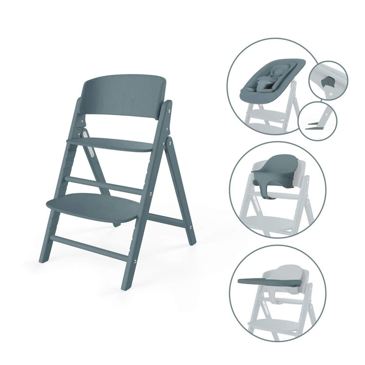 CYBEX Etetőszék Click&Fold 4 az 1-ben Stone Blue Gold akciós termékkép 1
