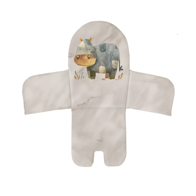 CEBA Etetőszék betét (38x28) Basic Cosy Hippo akciós termékkép 1