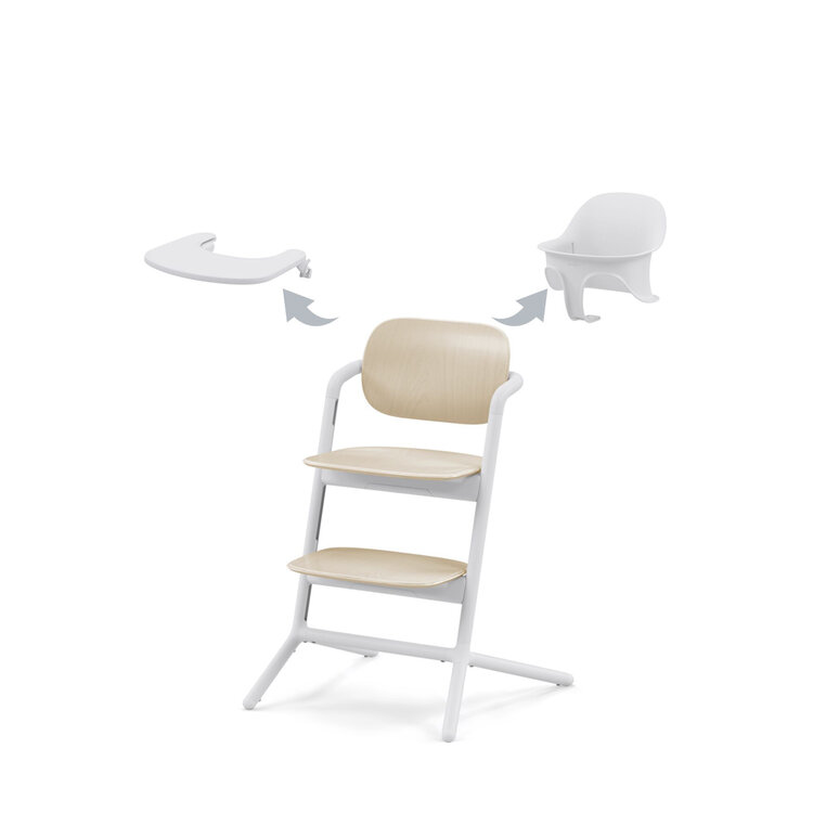 CYBEX Etetőszék Lemo 3 az 1-ben Sand White Gold akciós termékkép 1