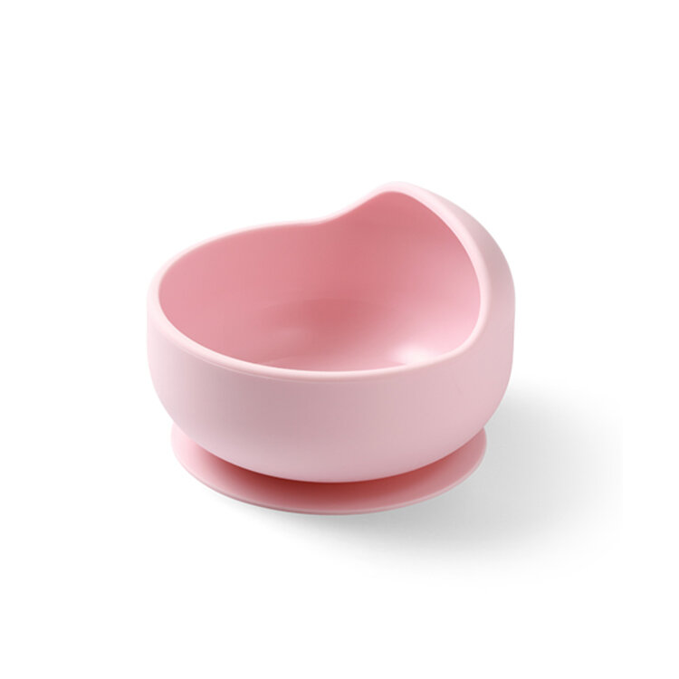 BABYONO Szilikon tálka tapadókoronggal - pink 6h+ akciós termékkép 1
