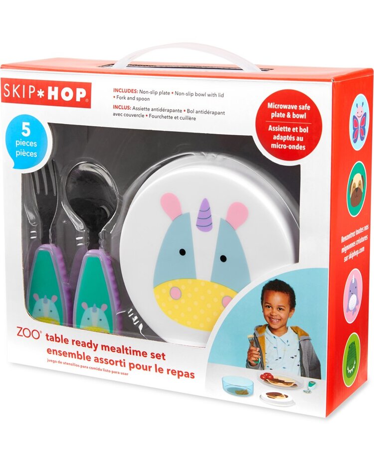 SKIP HOP Zoo Set étkezőszett 5 db Egyszarvú 12h+ akciós termékkép 1