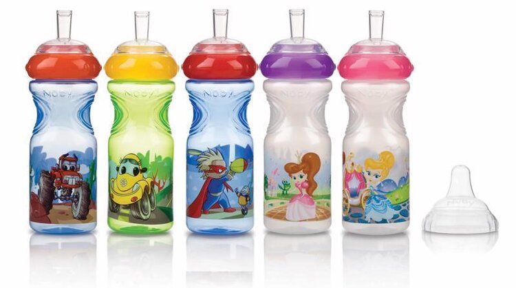 NUBY Láhev sportovní netekoucí s měkkým náustkem, 9m+ (300 ml)