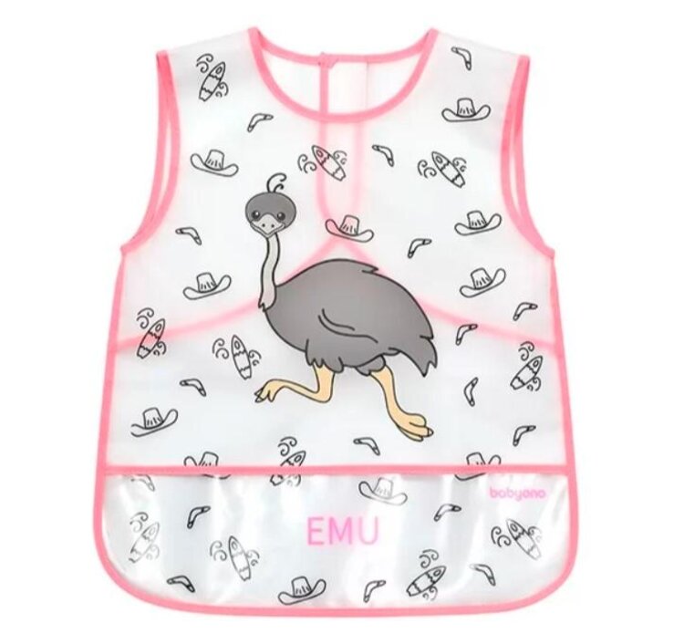 BABYONO Bryndák omyvatelný Emu 24m+, 33x40 cm