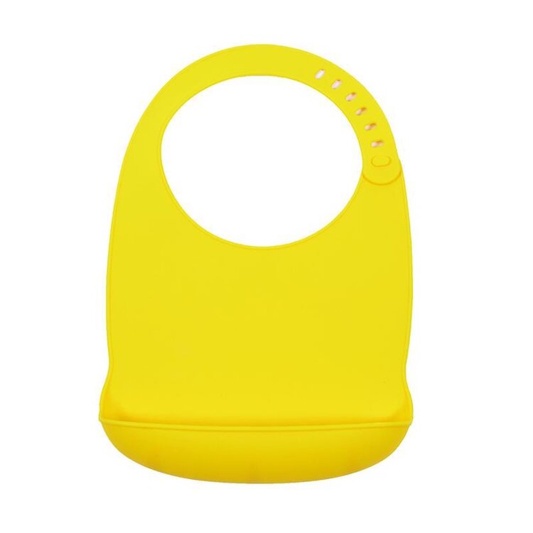 PETITE&MARS Bryndák silikonový Sam - žlutý