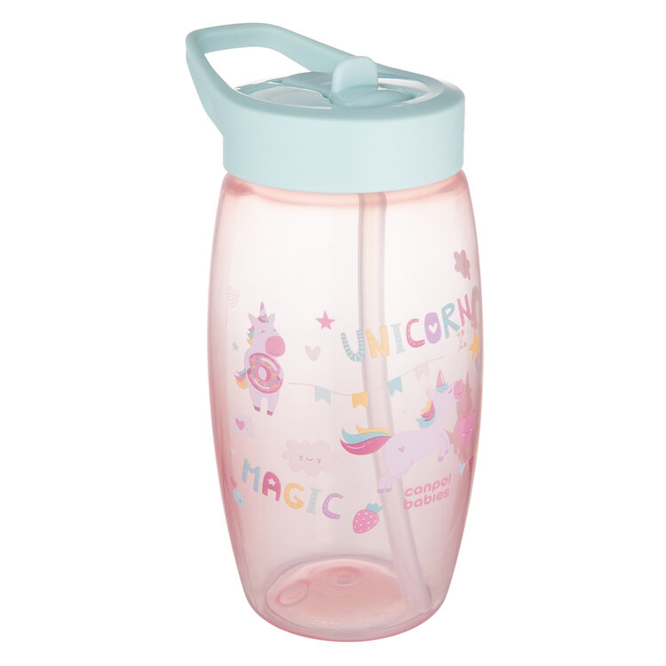CANPOL BABIES Lahev sportovní se sklápěcím náustkem Unicorns 400ml