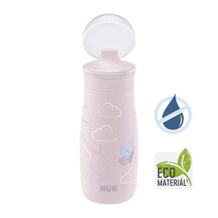 NUK Mini-Me Sip cumisüveg - rózsaszín 300ml, 9m+