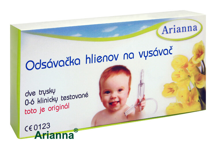 Baby Vac Arianna 2 s čistic.kart. nosní odsávačka