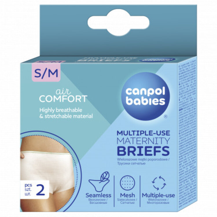 CANPOL BABIES Többször használatos szülés utáni bugyik 2 db S/M akciós termékkép 1