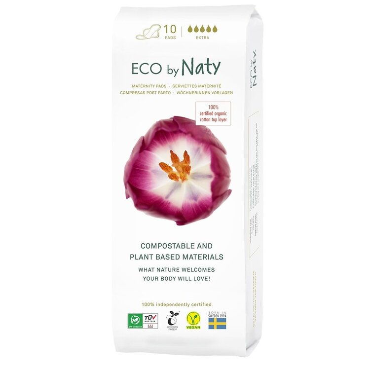 ECO BY NATY Női szülés utáni betétek 10 db akciós termékkép 1