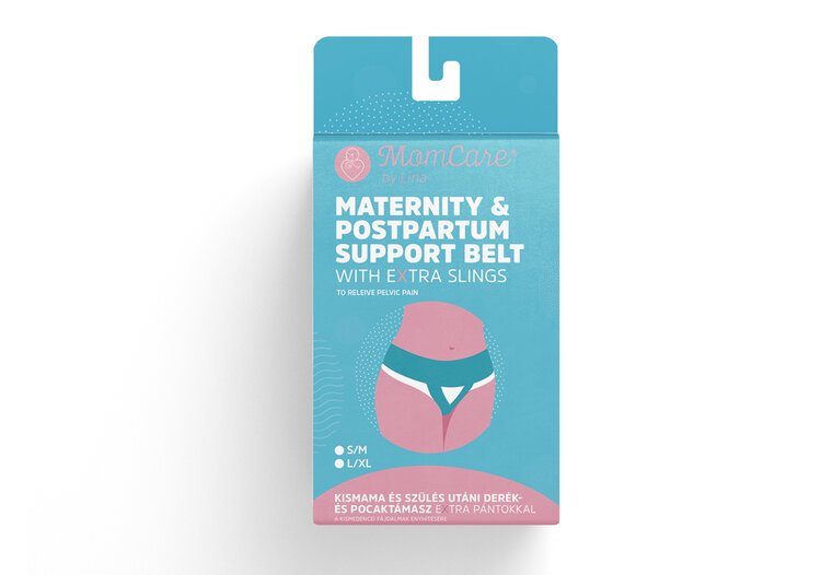 MOMCARE Pás těhotenský a poporodní podpůrný pro zmírnění pánevních bolestí vel. L-XL