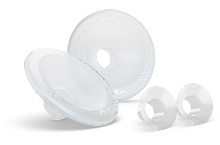Philips AVENT Hands-Free nástavce na bradavku L, vložky silikonové