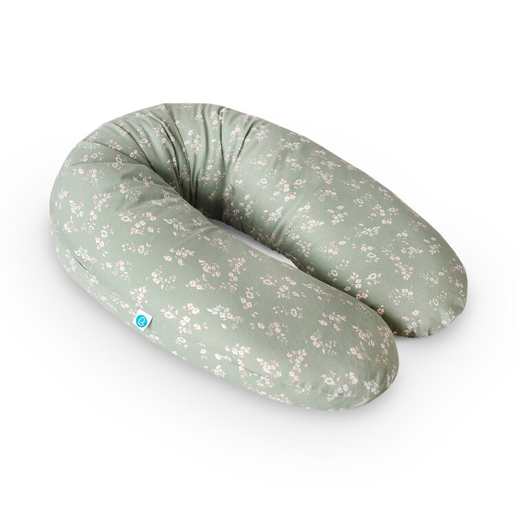 CEBA BABY Szoptatós párna Cebuška PHYSIO Multi Jersey Zöld Rét 190 cm akciós termékkép 1