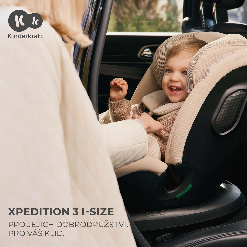 KINDERKRAFT Xpedition 3 i-size 40-150 cm Szürke autósülés termék 2. képe