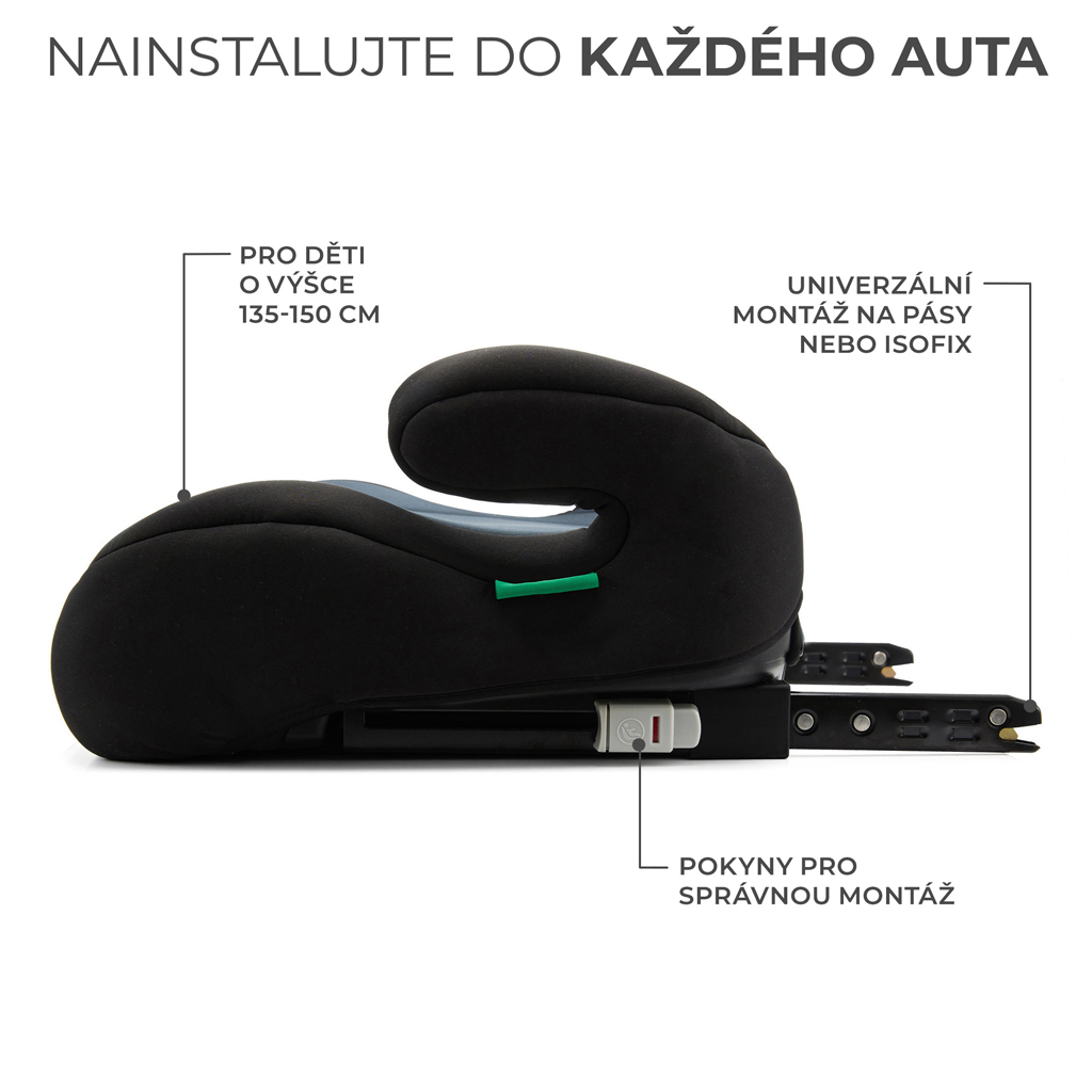 KINDERKRAFT Ülésmagasító i-Boost Black termék 2. képe