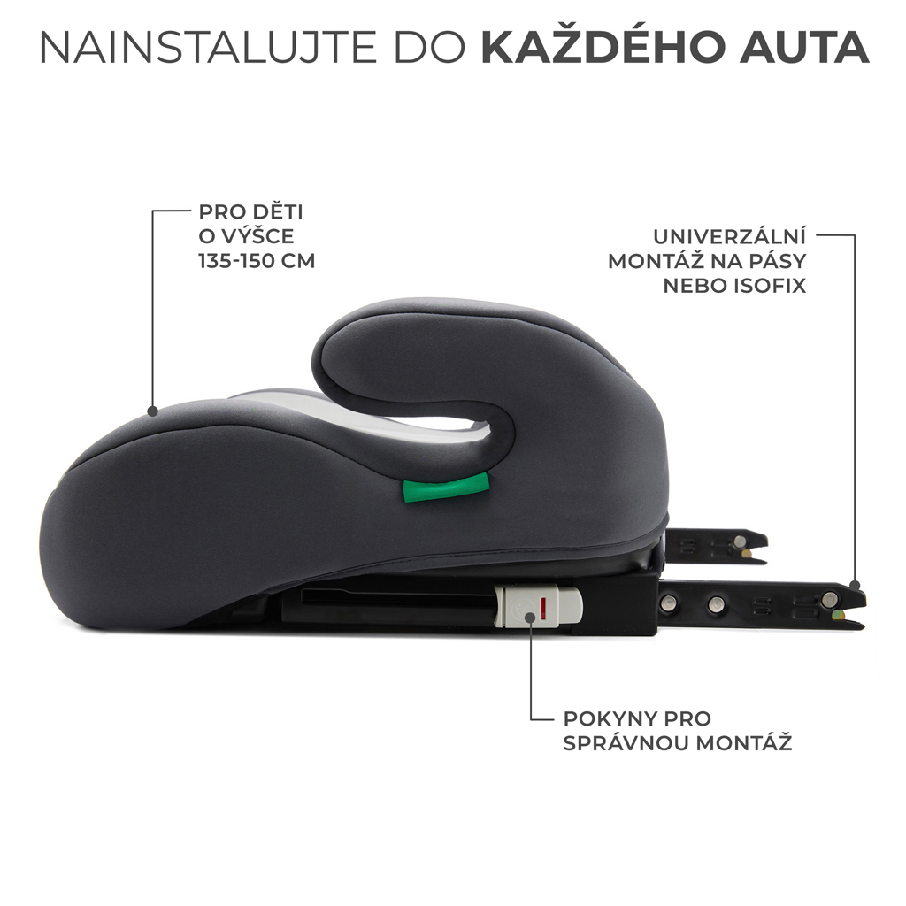 KINDERKRAFT Ülésmagasító i-Boost Grey termék 2. képe