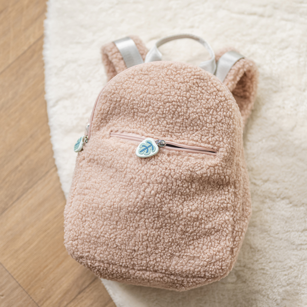 NATTOU Teddy pink gyermek plüss hátizsák termék 2. képe