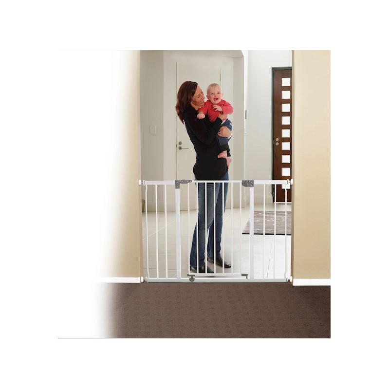 DREAMBABY Biztonsági rács Liberty extra széles 99-105,5 cm fehér termék 2. képe