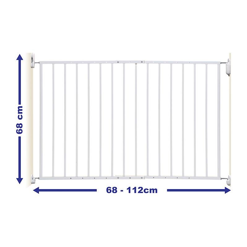 DREAMBABY Arizona kétpaneles biztonsági rács 68-112 cm Metal termék 2. képe