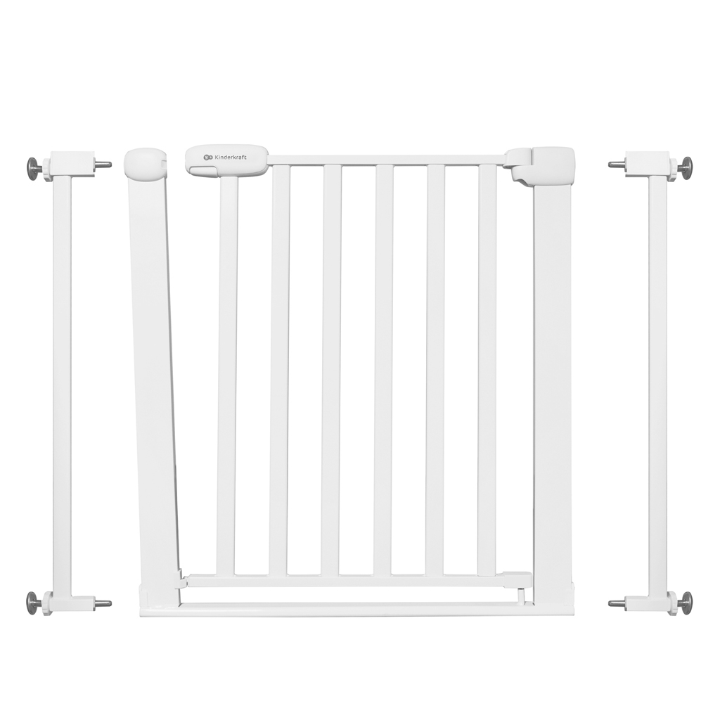 KINDERKRAFT Gyermekbiztonsági rács Lock&Go white termék 2. képe