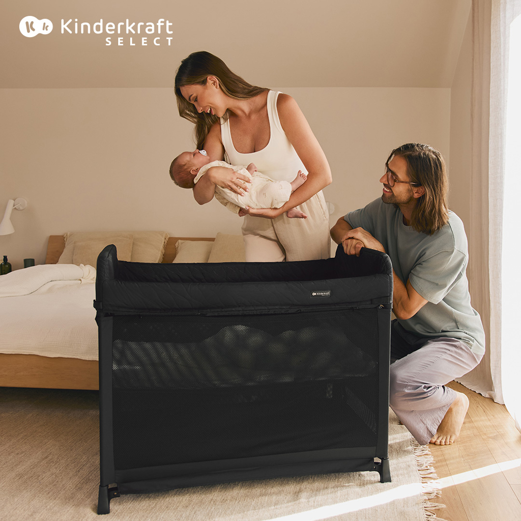 KINDERKRAFT SELECT Utazóágy Moon Dream Fekete termék 2. képe