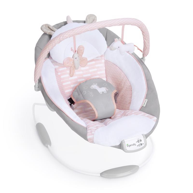 INGENUITY Rezgő pihenőszék dallamokkal Flora the Unicorn™ 0hó+, 9kg-ig termék 2. képe