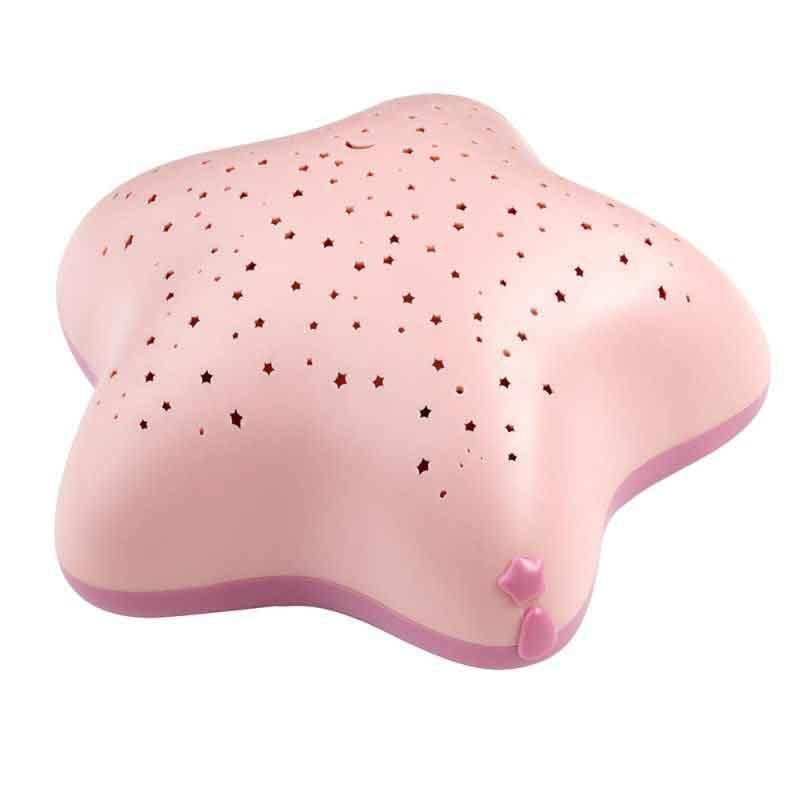 PABOBO Mágikus csillagos éjszakai égbolt projektor melódiával elemről - Star Pink termék 2. képe