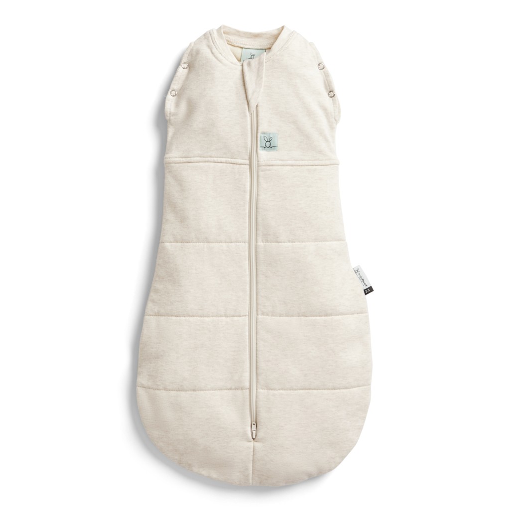 ERGOPOUCH Bebújós és alvózsák 2 az 1-ben Cocoon Oatmeal Marle 0-3 h, 3-6 kg, 2,5 tog termék 2. képe