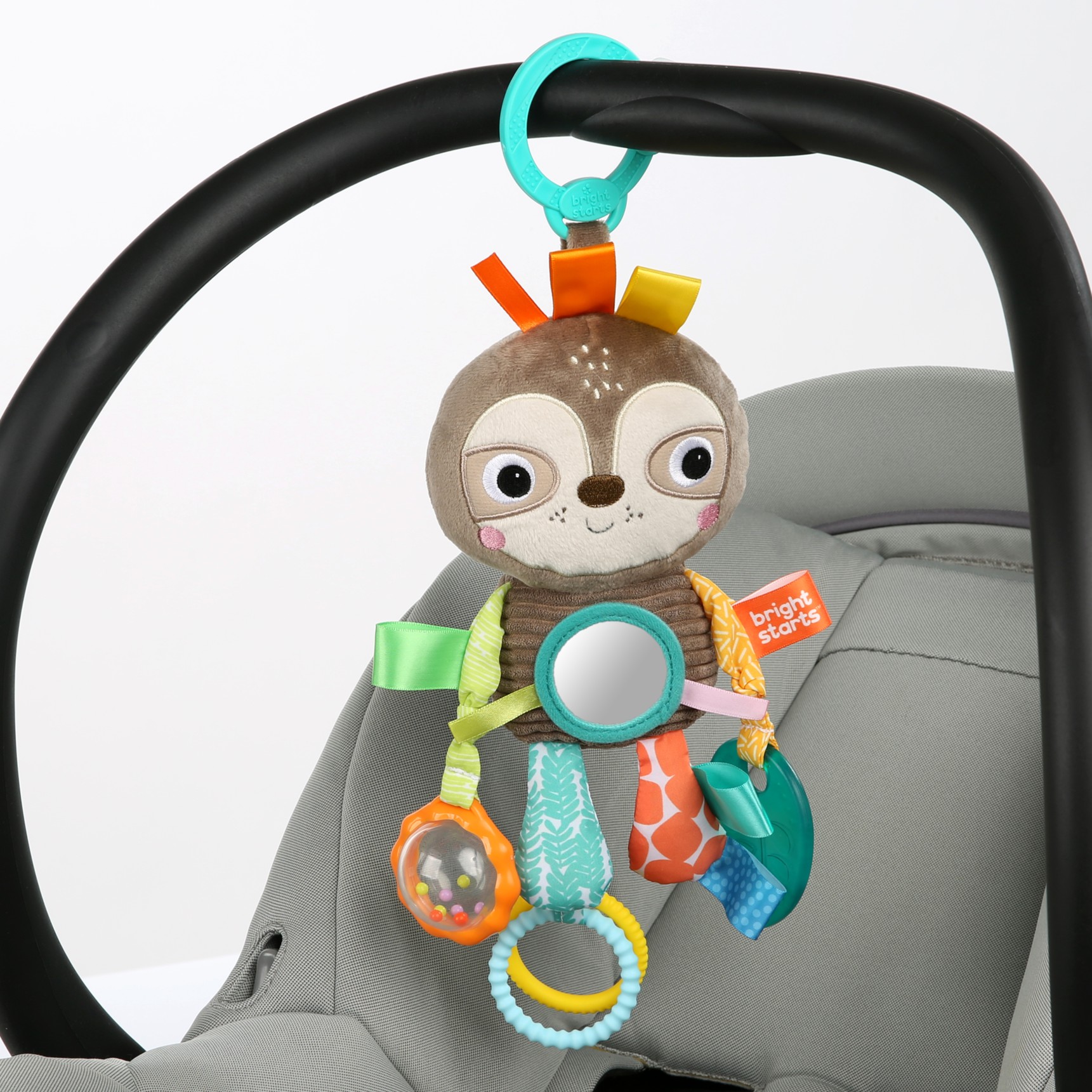 BRIGHT STARTS Játék C karikán Playful Pals lajhár 0hó+ termék 2. képe