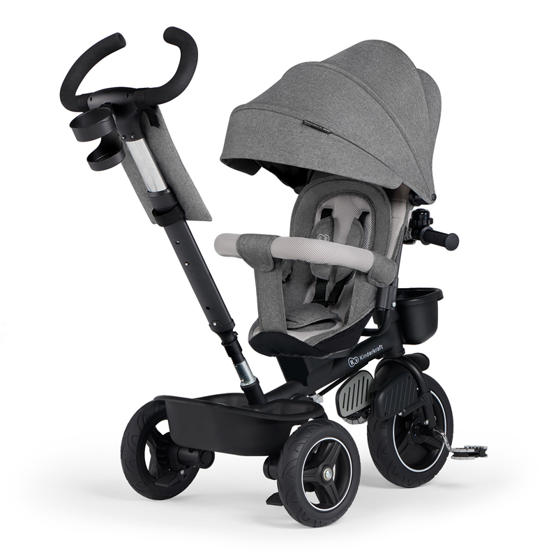 KINDERKRAFT SELECT Háromkerekű Spinstep Grey, Premium termék 2. képe