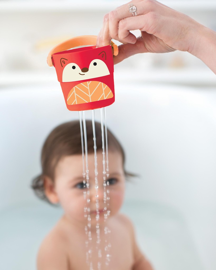 SKIP HOP Zoo vízi játék vödrök Stack&Pour 5db 9h+ termék 2. képe