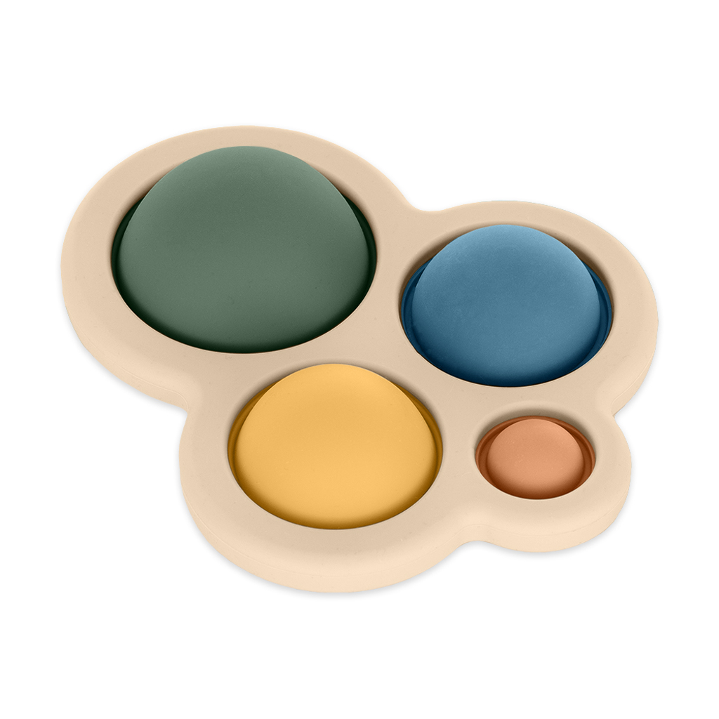 PETITE&MARS Szilikon játék Chill out Misty Green 6m+ termék 2. képe