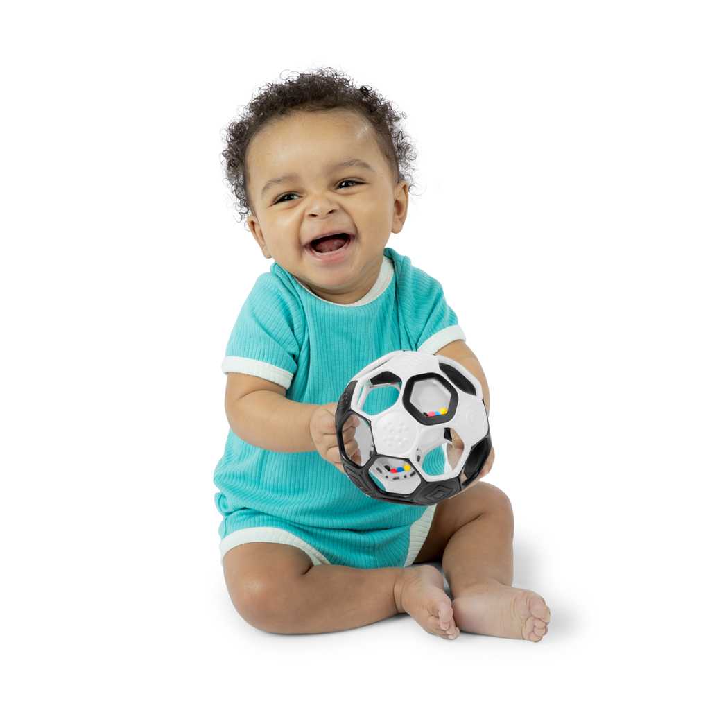OBALL Játék Oball RATTLE GOALS™ 10 cm Black & White  0hó+ termék 2. képe
