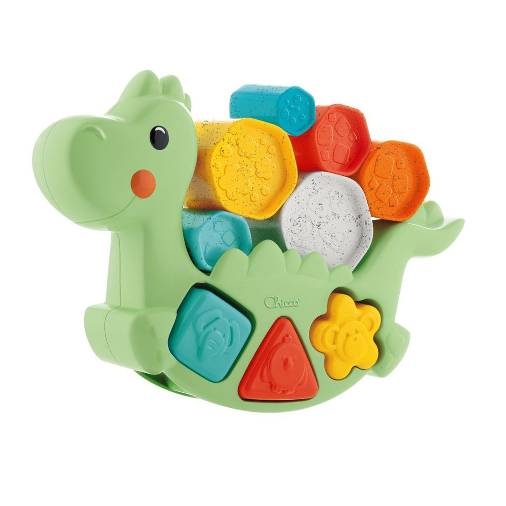 CHICCO 2 az 1-ben behelyezhető játék Dino Eco+ 12 hónapos kortól termék 2. képe