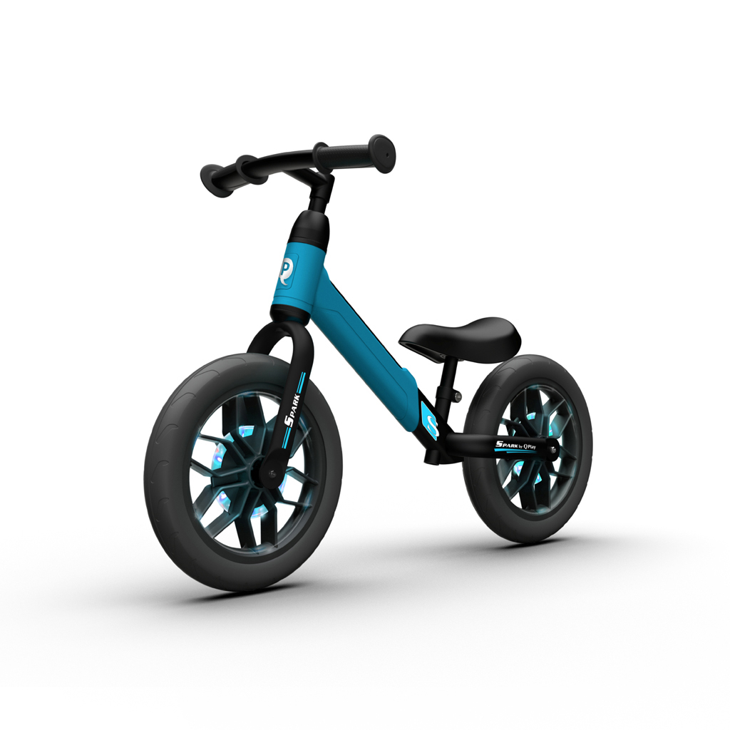 QPLAY Spark Blue futóbicikli, 3 - 6 éves korig, 30 kg-ig termék 2. képe